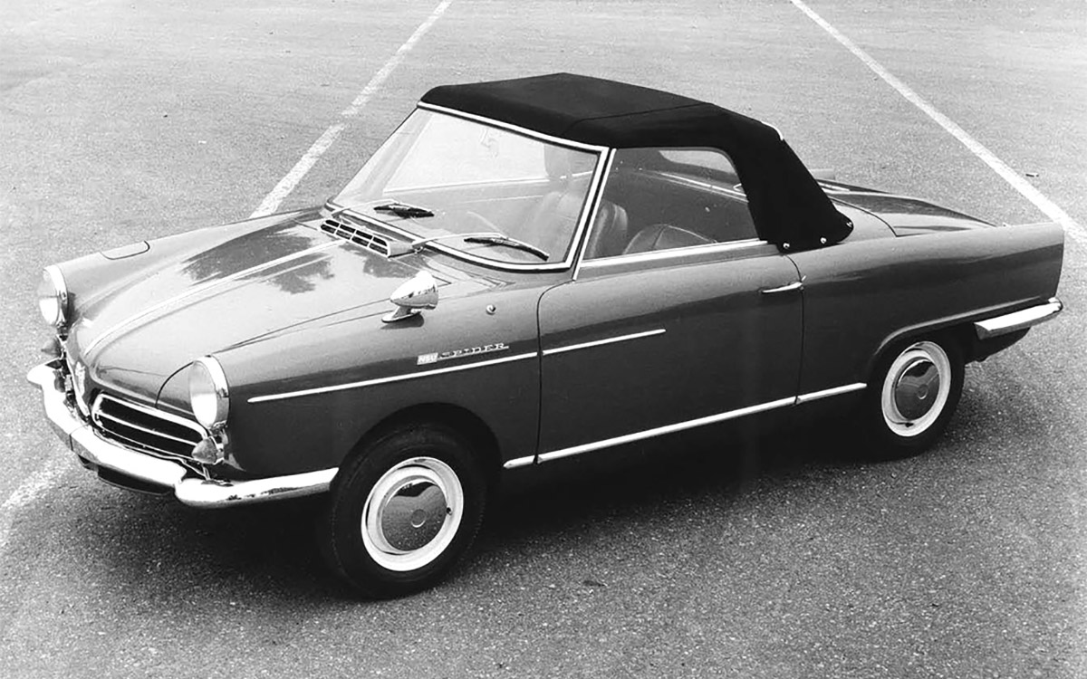 NSU Spider (1964 год)&nbsp;&mdash; первый серийный автомобиль с РПД